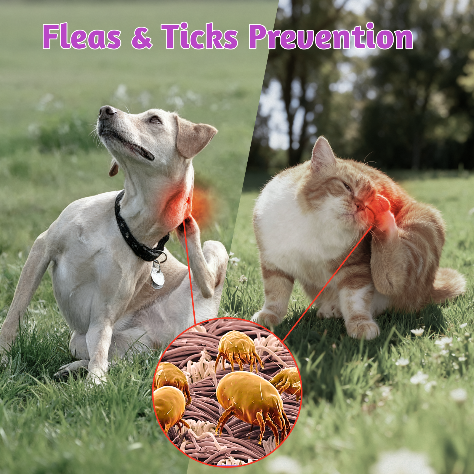 VUN Flea & Tick Prevention Chews – Natural Oral Supplement for Dogs & Cats
